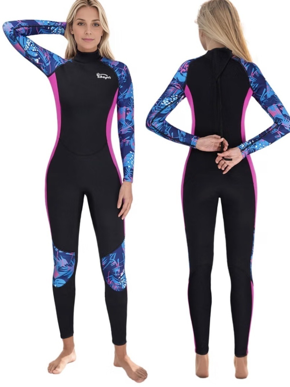 Yikayin Women’s Full-Length Long Sleeve Wetsuit